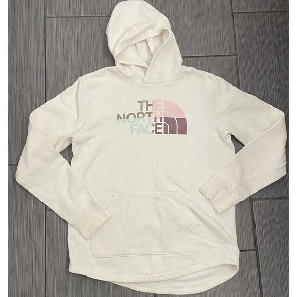The North Face Half Dome Girls Hoodie Cream Size XL - Picture 1 of 5